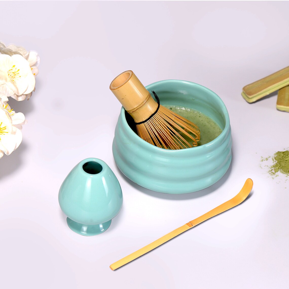 Japanese Matcha Tea Set 5piece Matcha Kit for Traditional Etsy