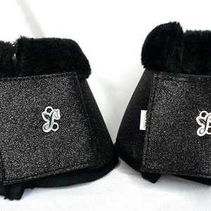Cloches Brillantes Noires /Black Sparkling Bell Boots