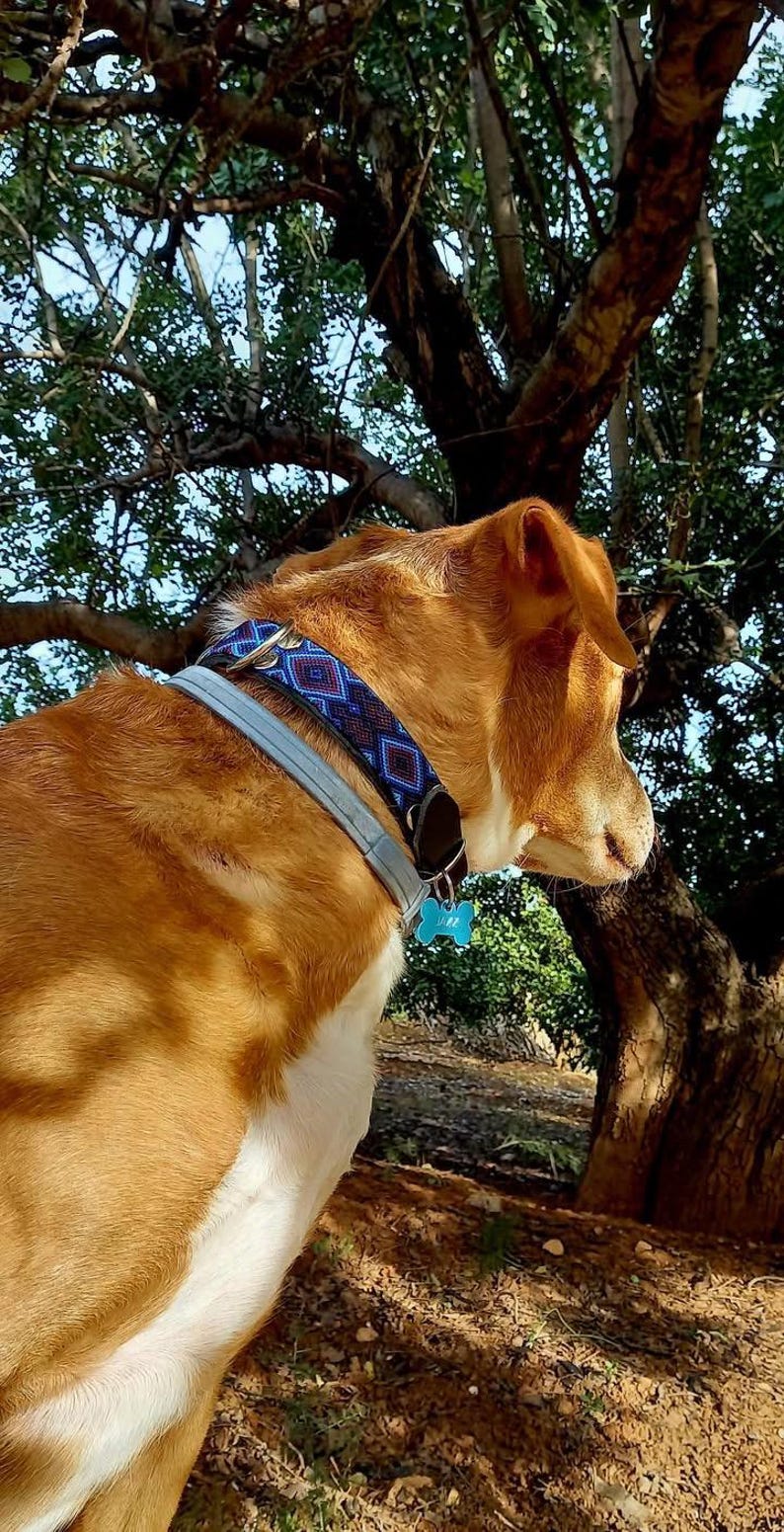 Colliers pour chiens marron et bleu marine, collier foncé pour animaux de compagnie, cadeaux pour les amoureux des chiens, collier confortable pour chiots, collier pour animal de compagnie, CHIENS : image 10