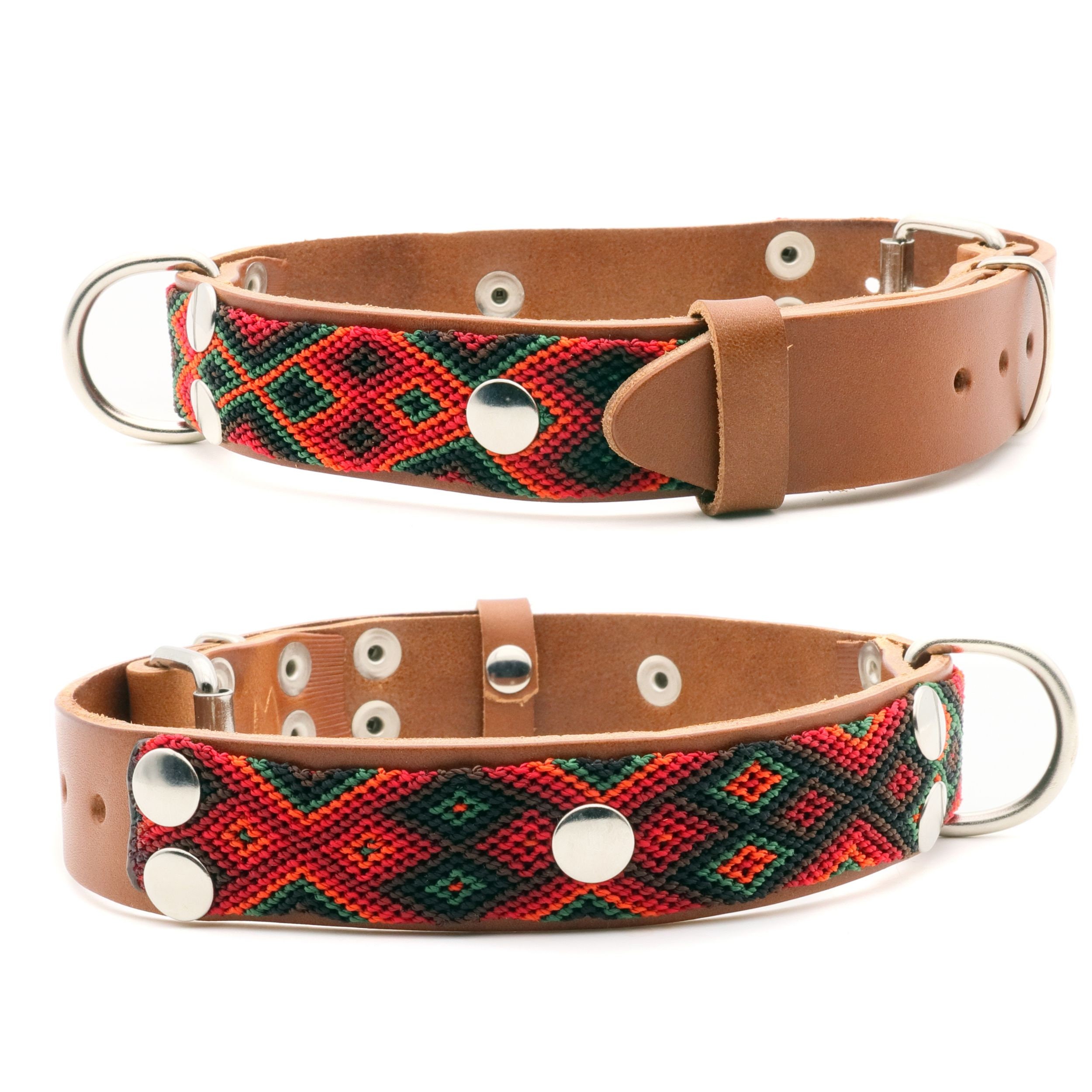 Collares para mascotas Collar para perros de cuero -