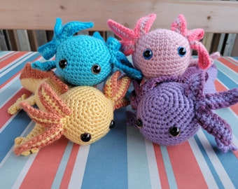 Axolotl Häkelanleitung (PDF) - Amigurumi