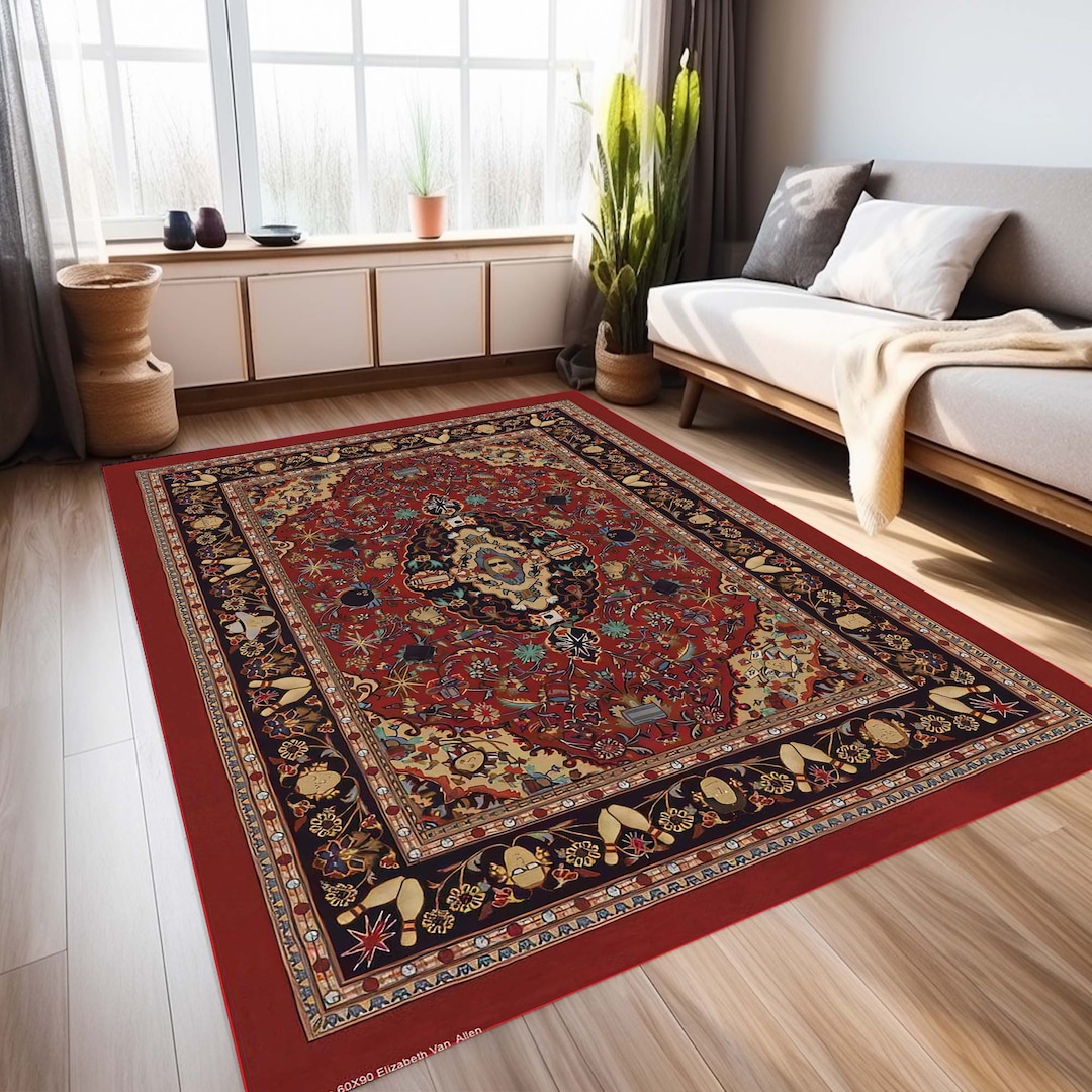 Lebowski Rug, Movie Rug, Dude Rug, Living Room Rug, Popular Rug, Modern ...