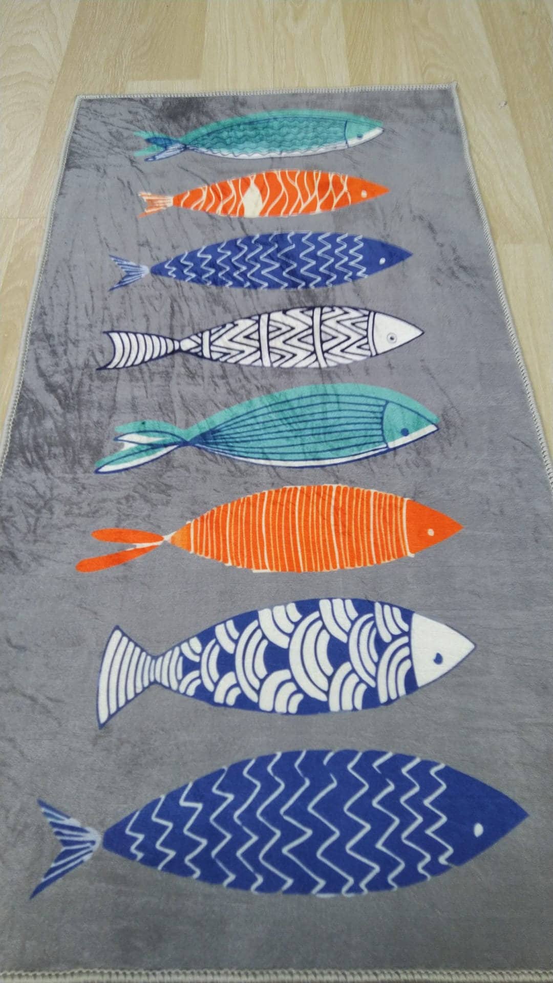 Fish Runner Rug, Kitchen Rug, Runner Rug, Hallway Rug, Custom Rug, Area ...