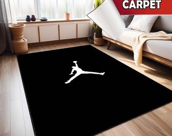 Tapis Air Jordan, tapis Michael Jordan, tapis NBA, tapis de basket-ball, tapis 23 Jordan, tapis de décoration intérieure, tapis de chambre d'enfants, tapis de salle de jeux, tapis de sol, intérieur