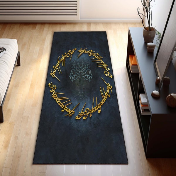 Tapis de film, Le Seigneur des anneaux, Le Seigneur des anneaux, Tapis de salon, Tapis d'entrée, Tapis de salle de pause, Tapis de couloir, Tapis d'entrée