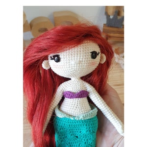 Ariel the Little Mermaid amigurumi pattern