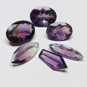 142.80.cts. Top Quality AmEthYst Gemstone Natural Purple AmEthYst Cut mix Shape Loose Cut Stone For Making Jewellery 20.5x28 to 10.5x34 Pc-6