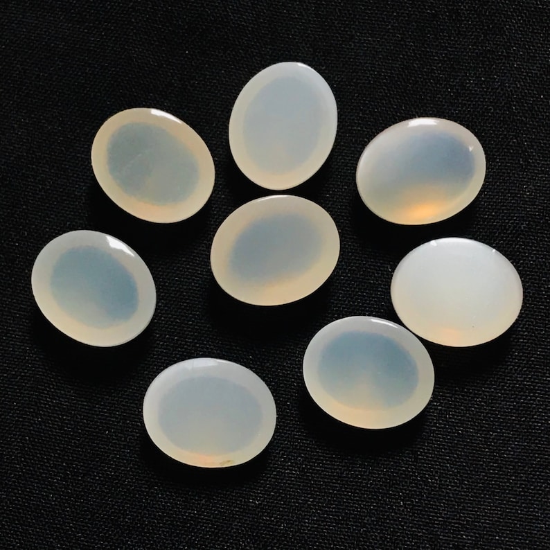 White color moonstone cabochon in calibrated sizes 10x12 mm Oval Cabochons jewelry making white moonstone loose gemstone Oval shape