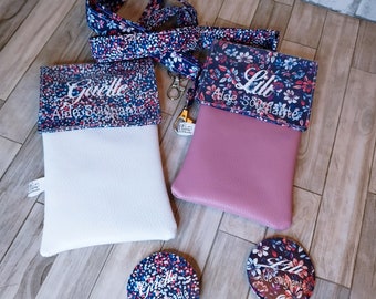 Pochette infirmière / soignant / crèche / esthéticienne/Mug/Tour de cou/Calot/Chouchou