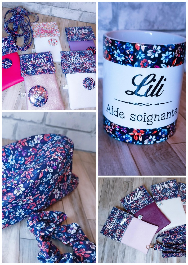 Nurse/Caregiver/Nursery/Beautician Pouch/Mug/Neck Warmer/Cap/Scrunchie image 2