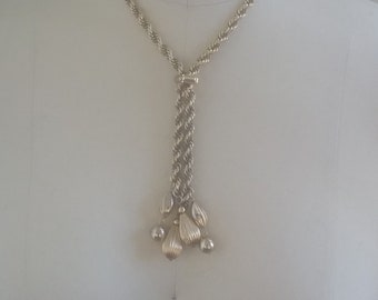 Vintage Aztec Calendar Brooch / Pendant 1970s / Signed