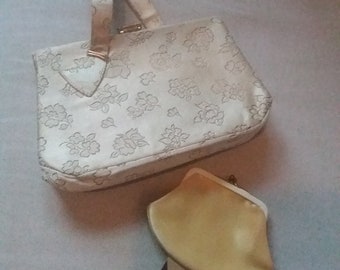 Vintage Waldybag MCM Golden Brocade Evening Purse - Glam - Bridal - c.1950's