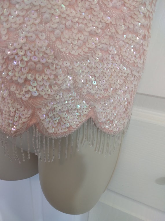 Two Amazing Hand Beaded Sequined Sweaters - Women… - image 9