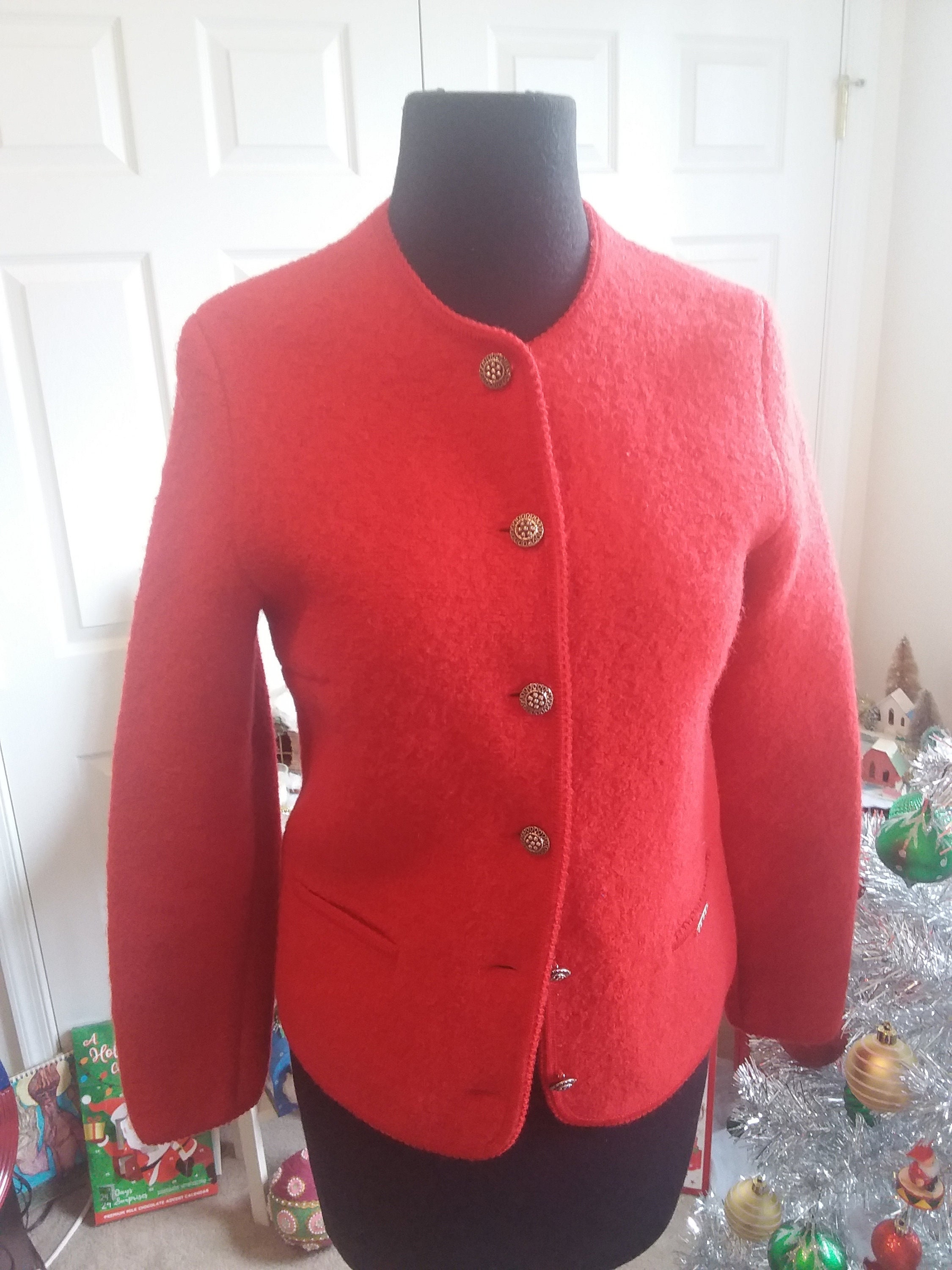 Boiled Wool Jacket - Etsy