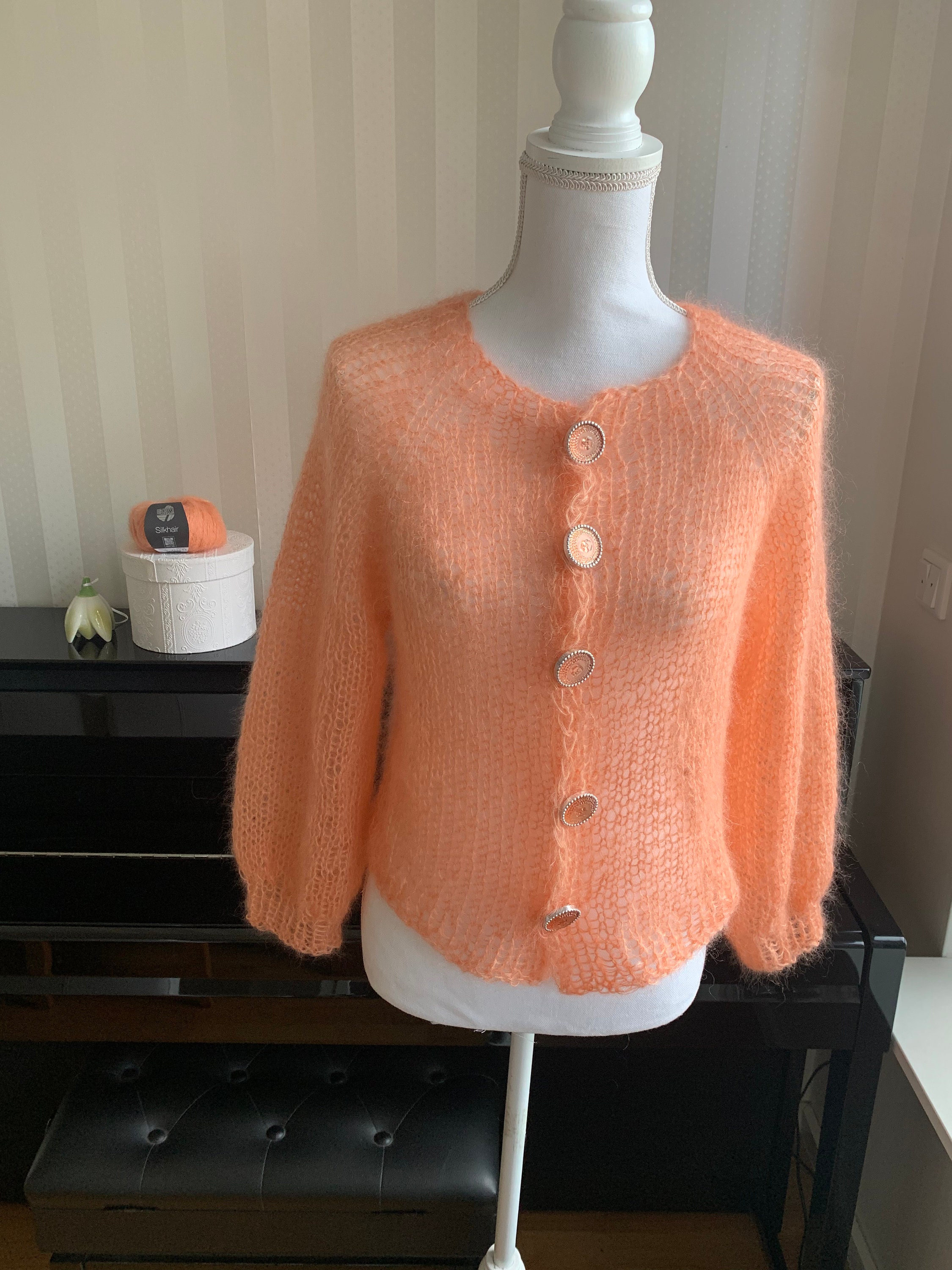 Apricot cardigan