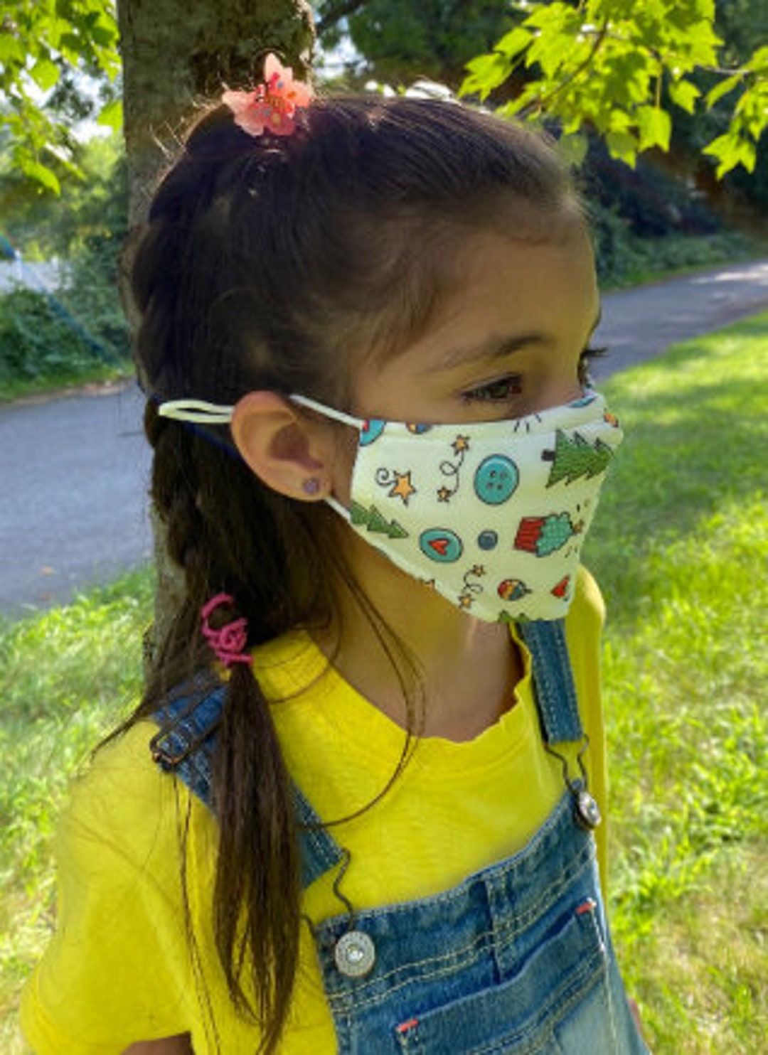 Small I Reusable I Fabric I Child's Mask I Spandex I Summer I Dust Mask
