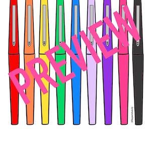 Flair Pen Digital File