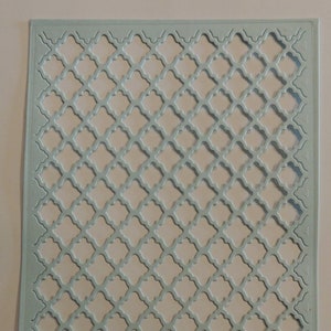 Fancy Lattice Die Cut Front Panels, Die Cut Card Fronts, Card Panel Die Cuts