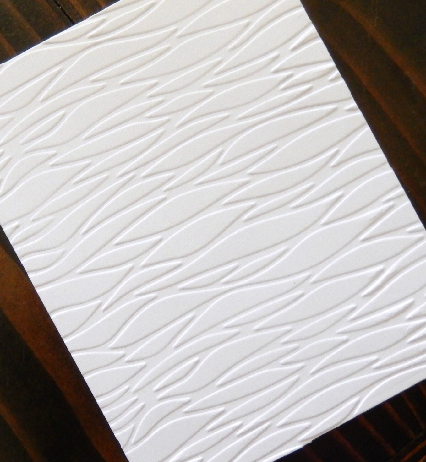 Ripple Pattern Embossed Cardstock Embossed Sheets Embossed Etsy