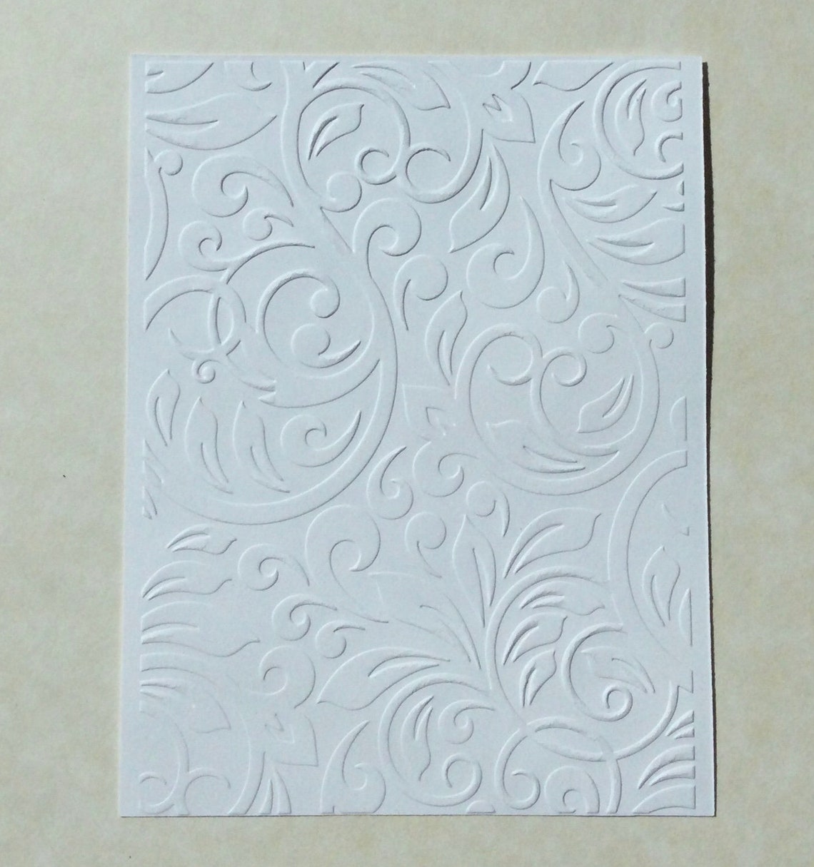 My Swirls Embossed sheets Embossing Cardstock Swirl Etsy