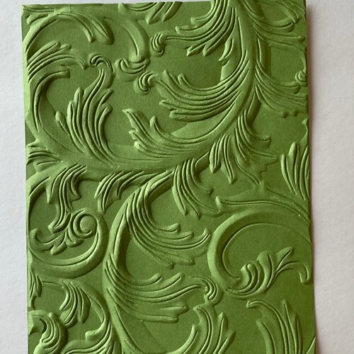 Embossed Cardstock Sheets 12 Etsy