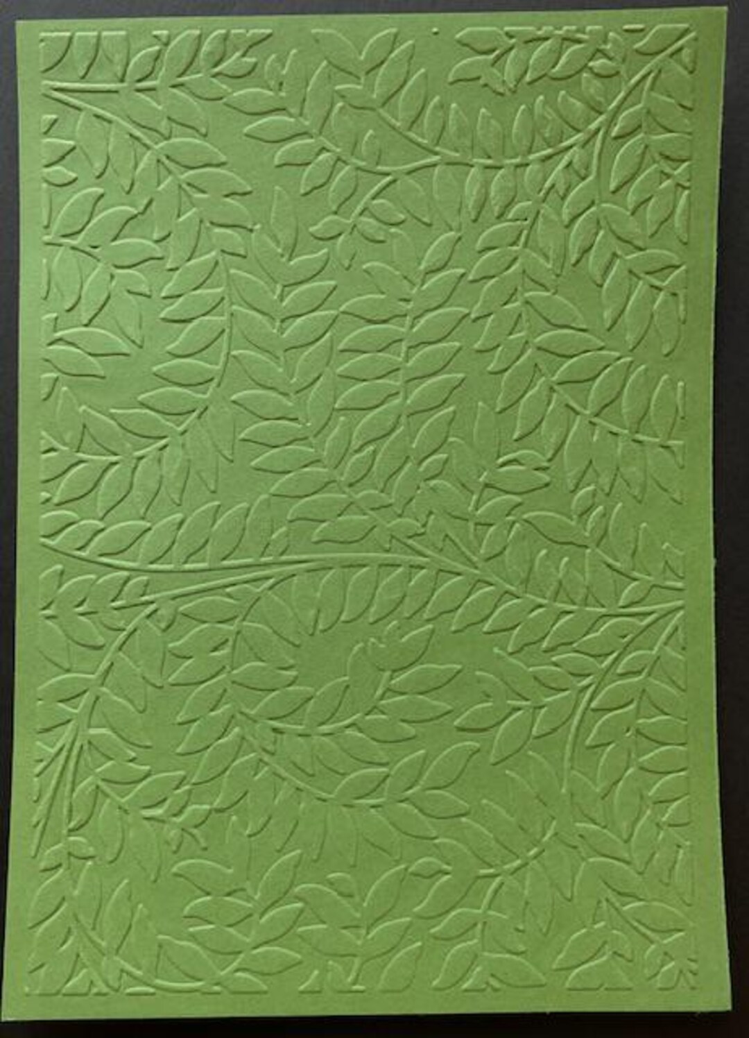 Embossed Leaves Cardstock, Handmade Card Making Supplies - Etsy
