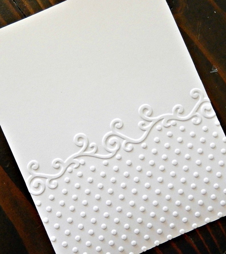 Flourish Dots Embossed Cardstock, Christmas, Birthday, Embossed Sheets ...