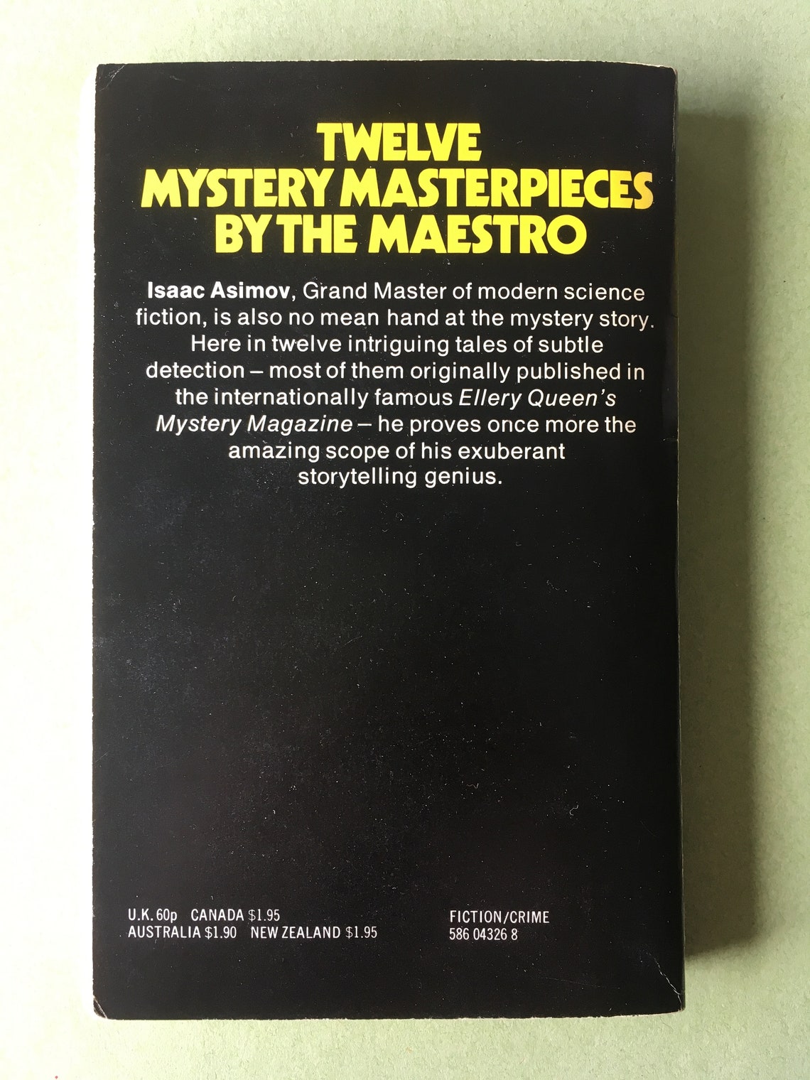 Casebook of the Black Widowers by Isaac Asimov Casebook of the Black Widowers by Isaac Asimov