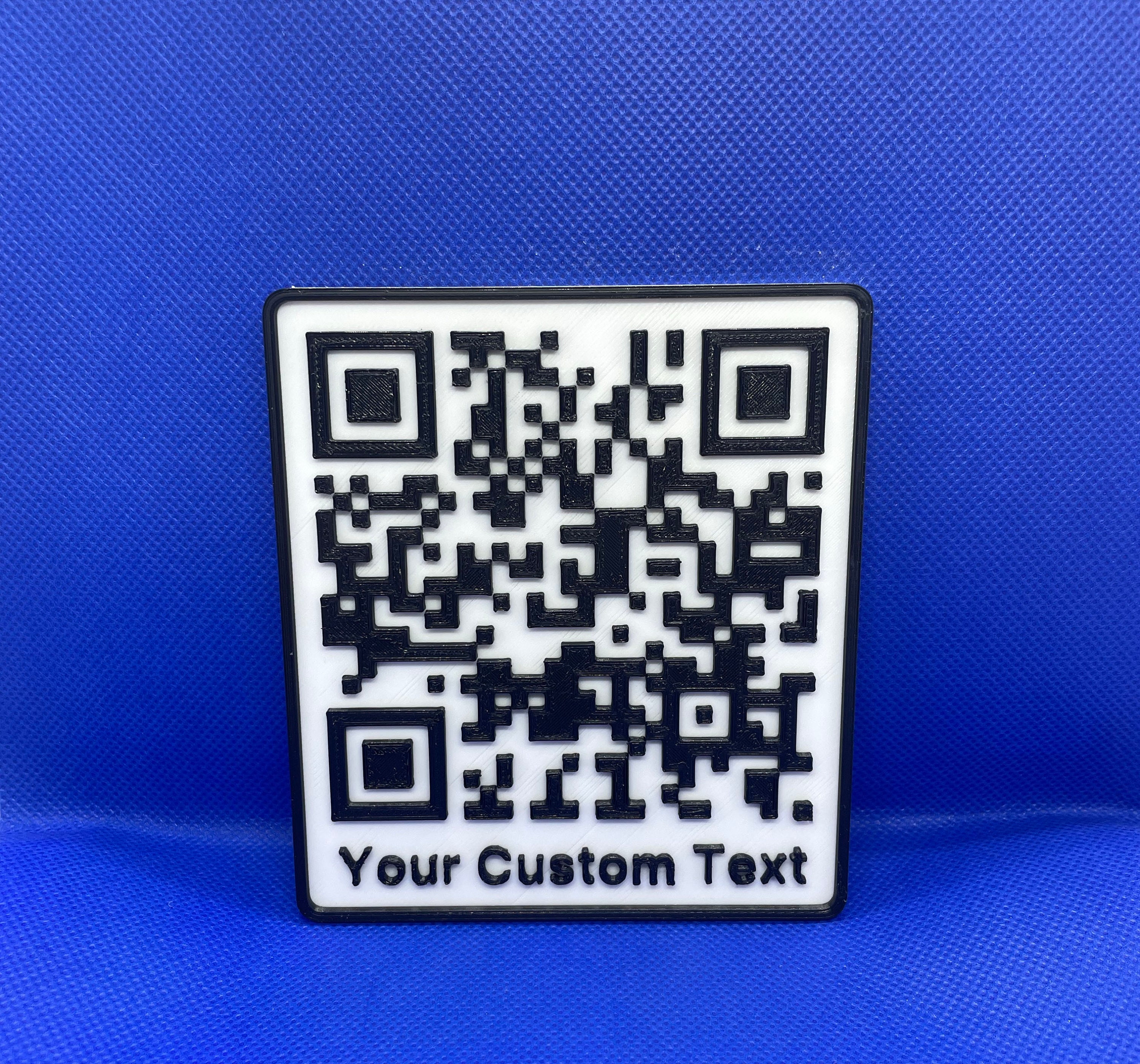 Custom 3D Printed Website QR Code. Scannable. - Etsy UK