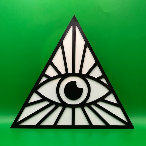 Large “all seeing eye”.  For wall or shelf art.