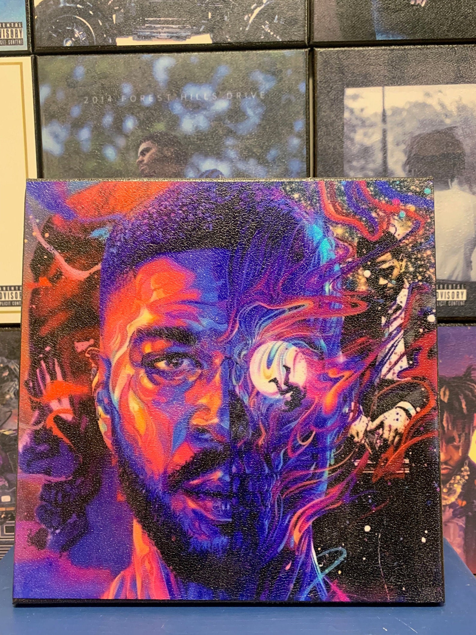 Kid Cudi MOTM Canvas /Album Wall Art / Hip Hop Fans Gift / Rap Etsy