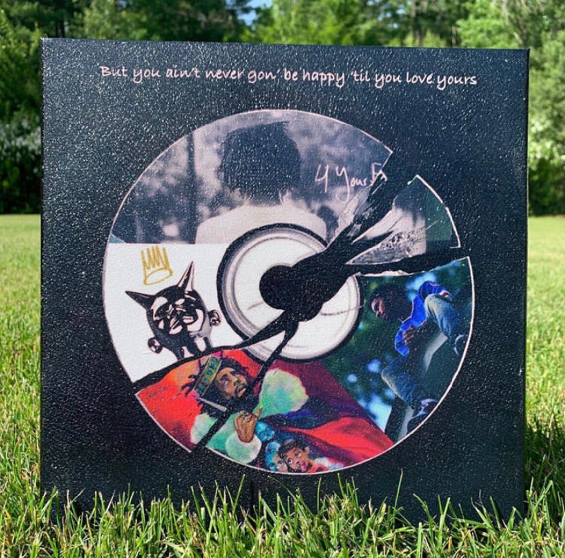 J Cole Canvas /album Wall Art / Hip Hop Fans Gift / Rap Decor Etsy