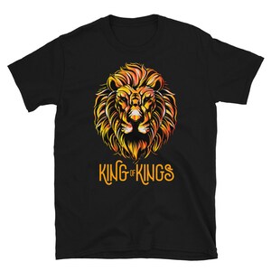 Christian Bible Verse Design T-SHIRT | Roi des Rois | T-shirt Unisexe à manches courtes