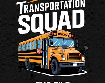 Autobús escolar SVG, archivo digital de conductor de autobús, clipart de transporte infantil, archivo de corte de vehículo, SVG escolar, imagen de regreso a clases, descarga digital