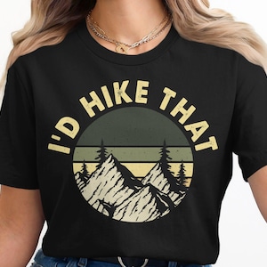 Ich würde das T-Shirt wandern, Outdoor Wandern Abenteuer T-Shirt, Berg Liebhaber Shirt, Natur Wandern Shirt, Wanderer Geschenkidee, Fernweh T-Shirt