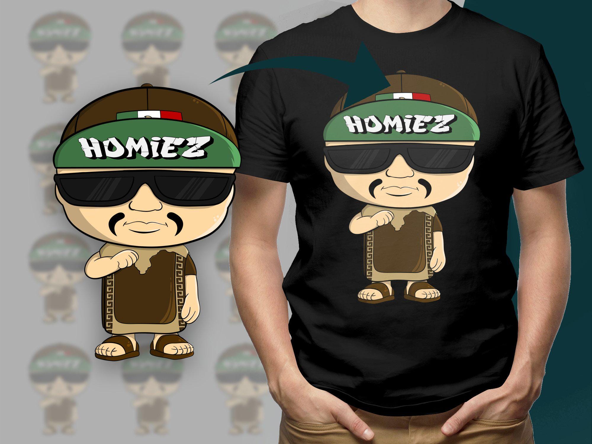 Mr Raza Lil Homie Mr Raza Digital Art Print | Chicano Style Wall Decor ...