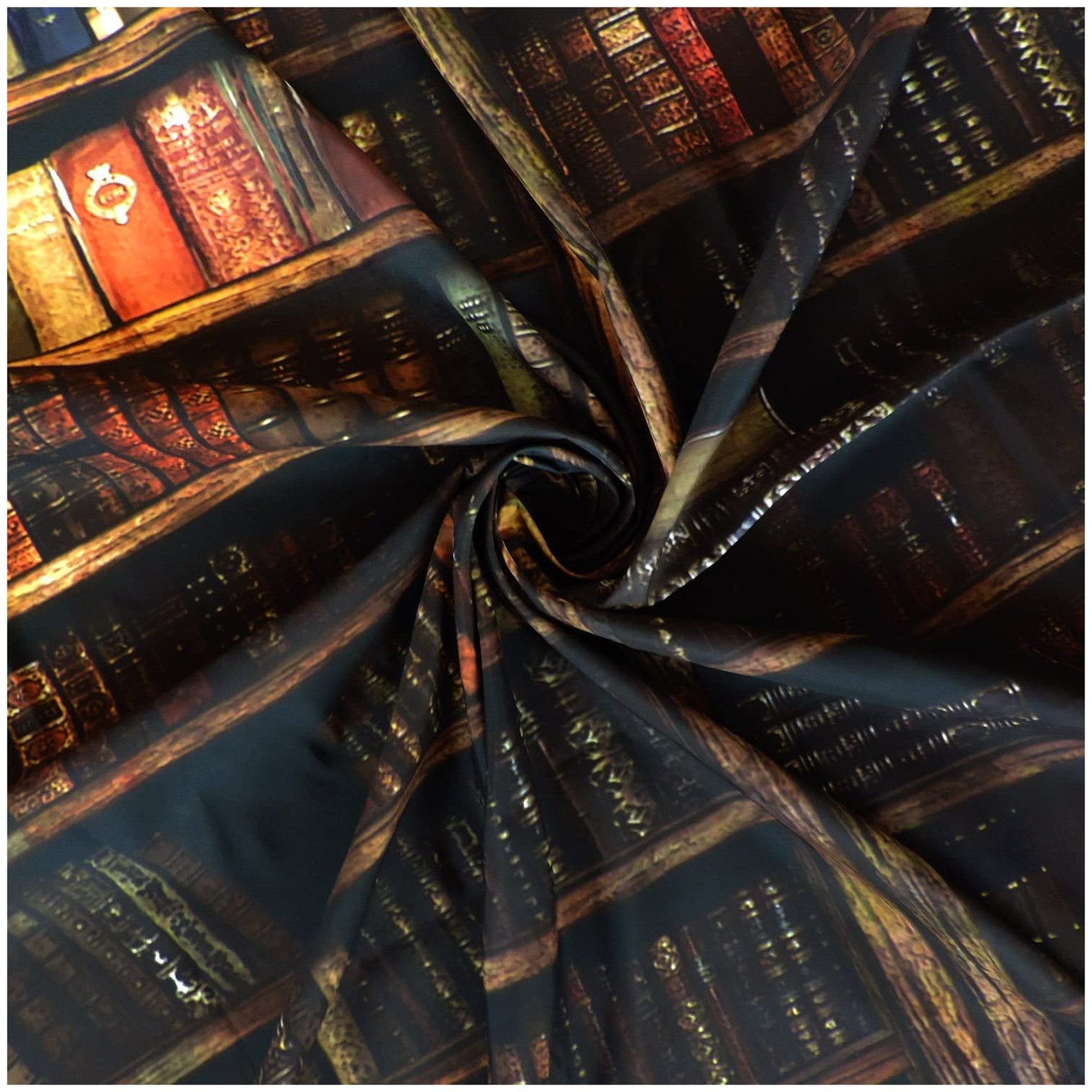 Vintage Library Bookshelf Tapestry Wall Hanging Study Room Etsy