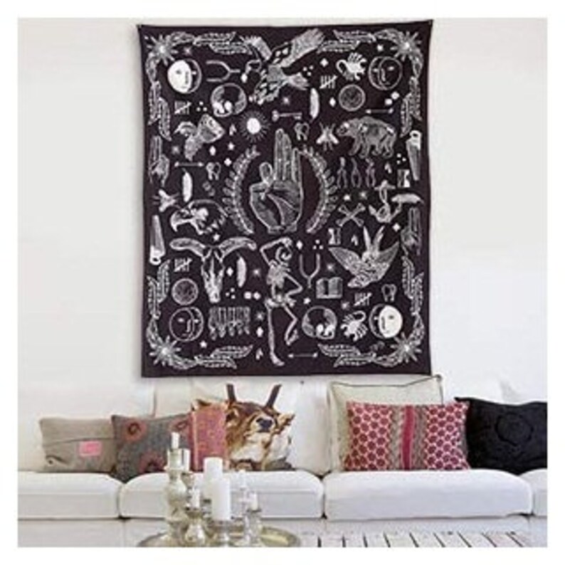 Polyester Hanging Tapestry Wall Hanging Blanket Bedspread Etsy India