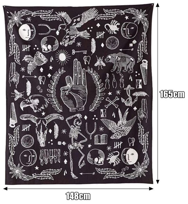 Polyester Hanging Tapestry Wall Hanging Blanket Bedspread Etsy India