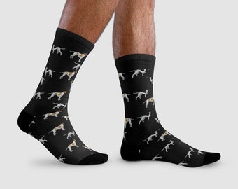 English Pointer Socks Black