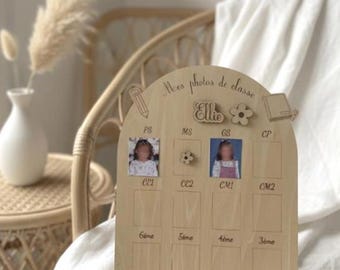 Personalisiertes Klassenfoto-Schild