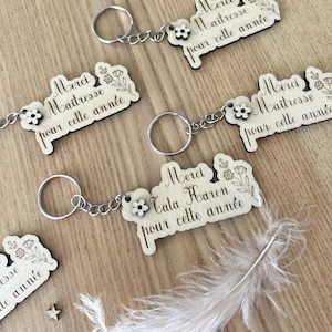 Porte clef merci maîtresse, nounou…
