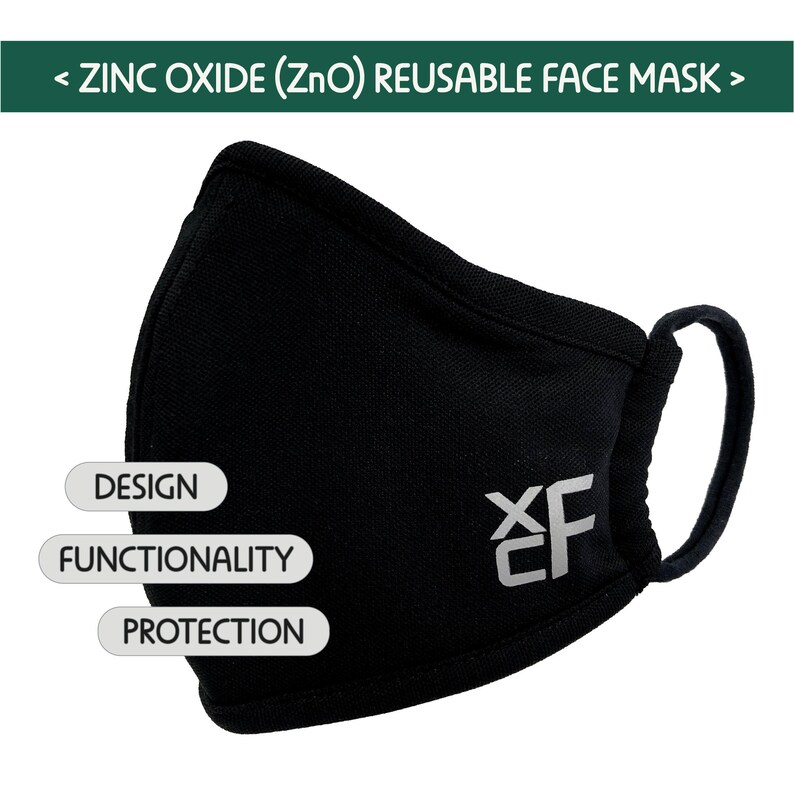 Face Mask Zinc Oxide Reusable Etsy