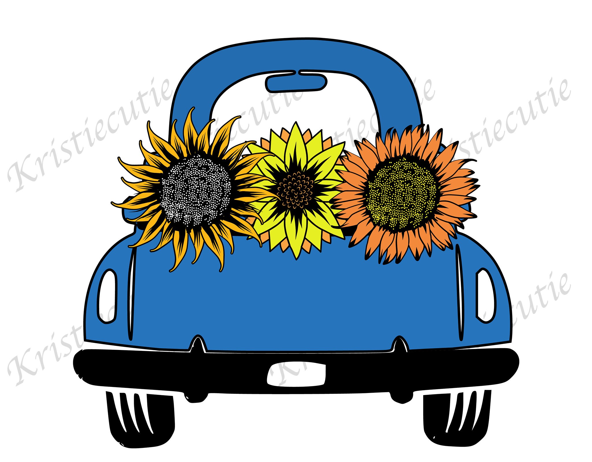 Free Free 158 Sunflower Truck Svg SVG PNG EPS DXF File
