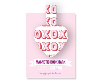 Valentinstag magnetische Lesezeichen! Herzen, Lippen, Liebe, XOXO, rote, rosa, weiße und schwarze Lesezeichen! Super starker Lesezeichen Magnet Geschenke !!!!