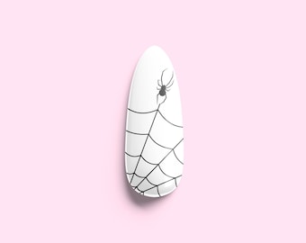 Spiders and Spiderweb Waterslide Nail Art Decals! Super Fast Shipping!!!!
