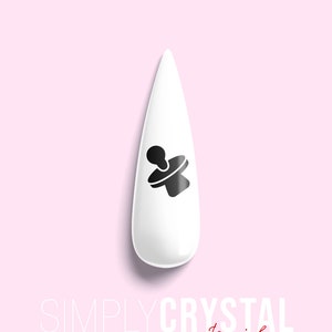Baby Shower Nail Stencils! Baby Foot Print Nail Stencils! Pacifier Nail Stencils! Baby Shower Airbrush Nail Stencils! Rocking Horse Stencil!