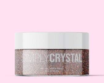 Orange Shimmer Holographic Acrylic Nail Powder! Gold Holiday Reflective Glittered Acrylic Nail Powder! Shocking Orange Glitter Acrylic Nails