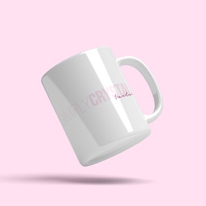Personalized Sublimated Ceramic Coffee Mug! 12 Fl. Oz, Straight Walled Coffee Cup! Company Branded Mugs/Gifts - Full Patterns, Logos, Photos