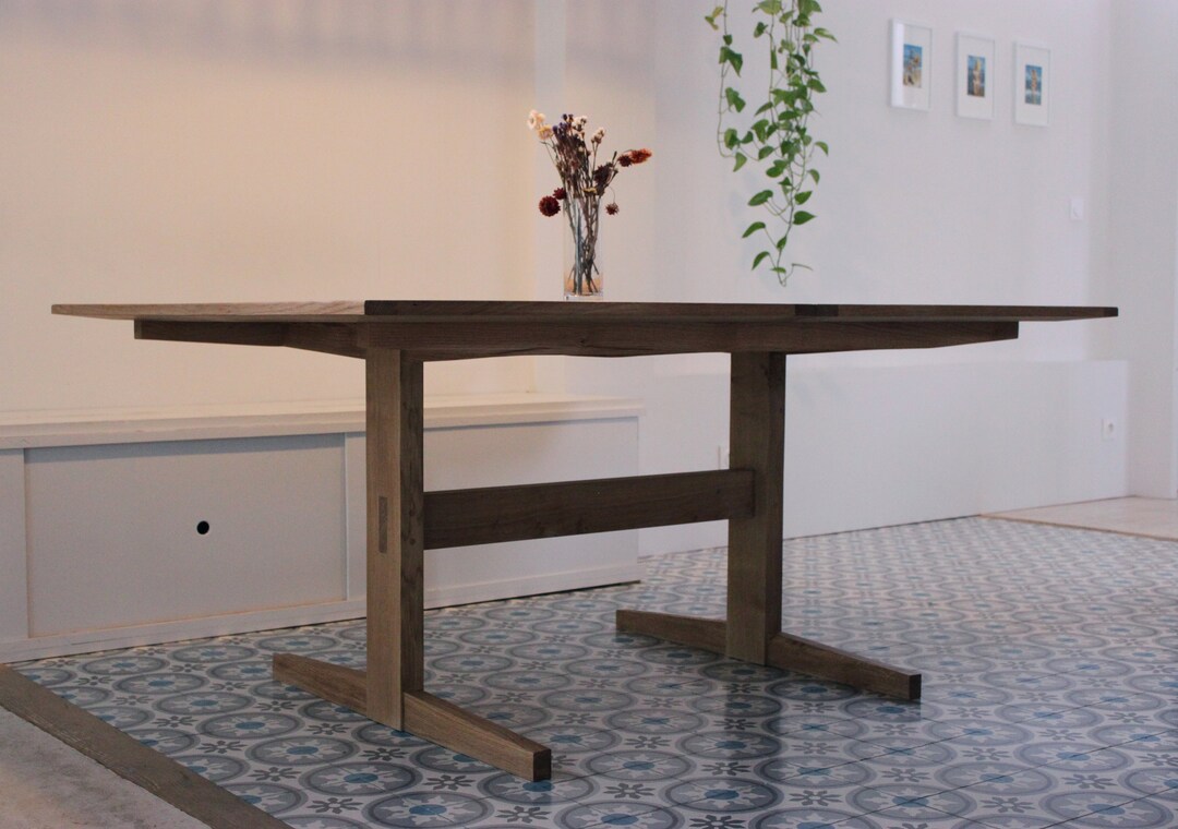 ARNE Solid Oak Table - Etsy Canada